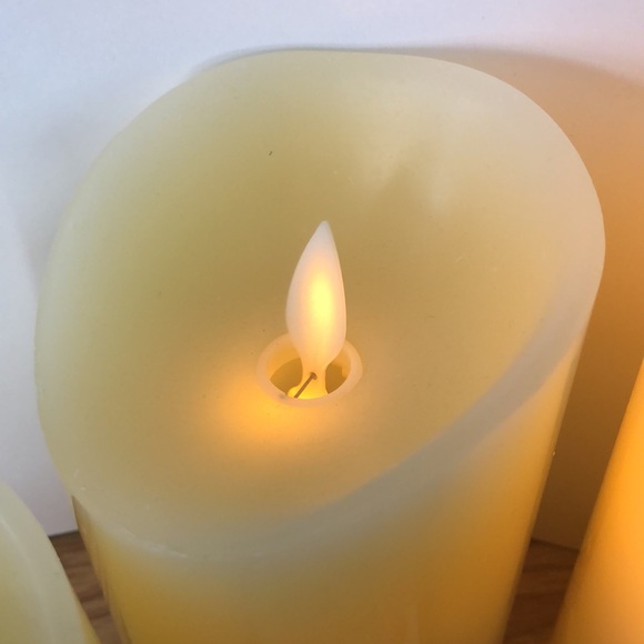 Set of 3 frameless remote controlled candles - Picture 3 of 5